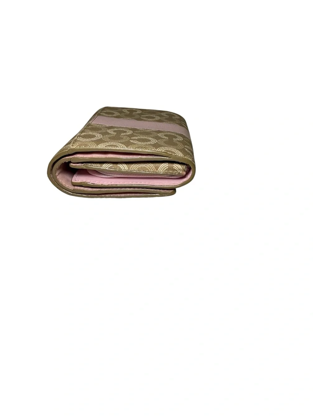 Vintage Y2K Coach Madison Dotted Op Art Trifold Wallet